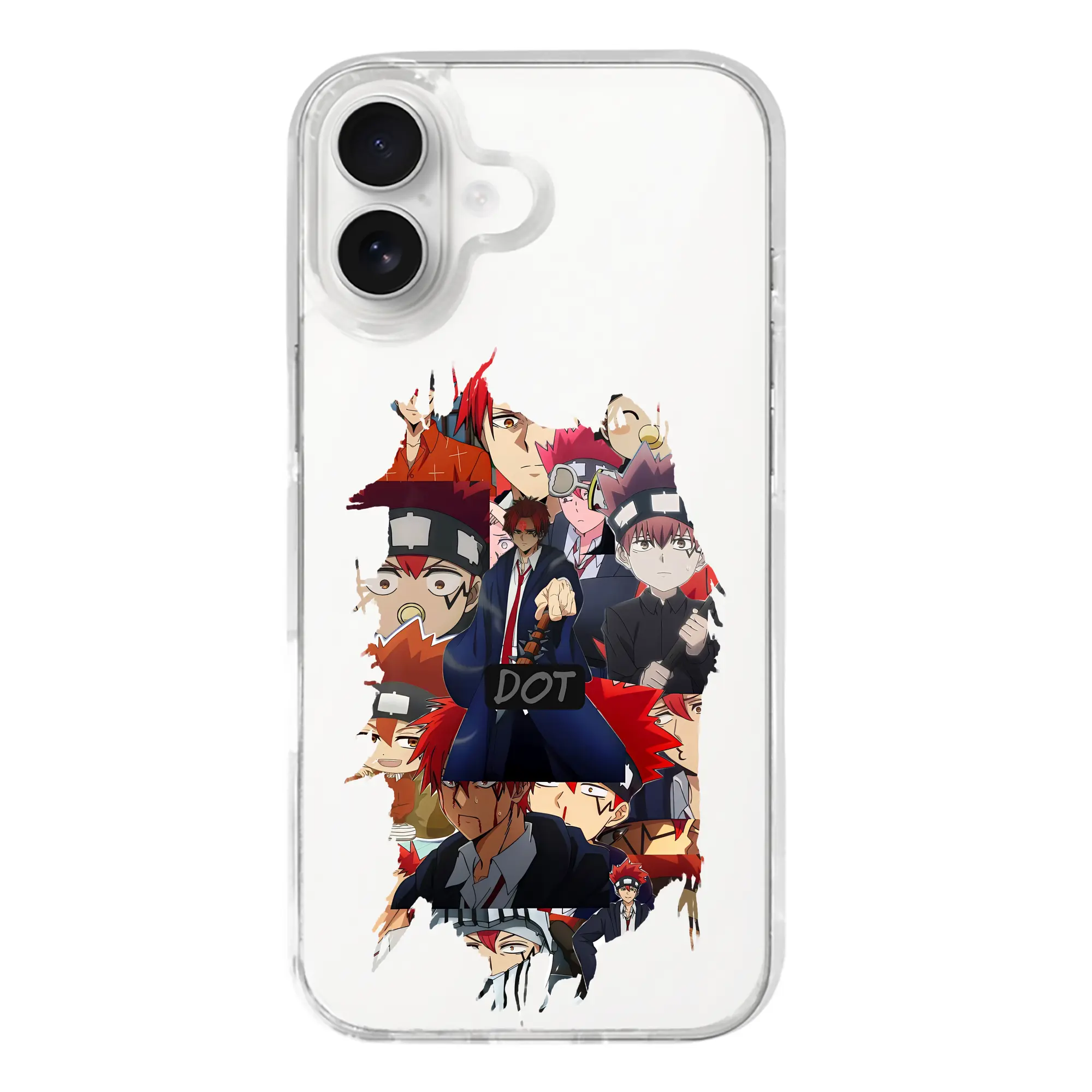 マッシュル グッズ,ドット・バレット - iPhone 17シリーズ 透明スマホケース – 薄型・耐衝撃・精密フィット保護カバー